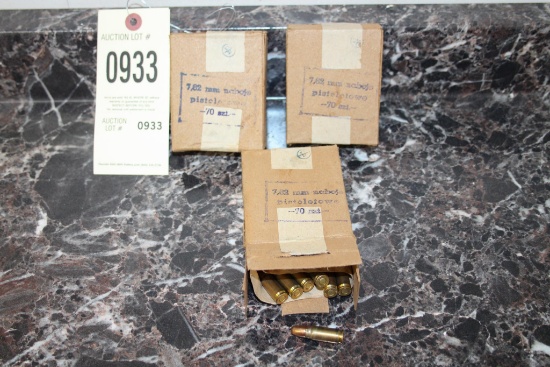 7.62 Surplus Pistol Ammo 560 Rds. Total