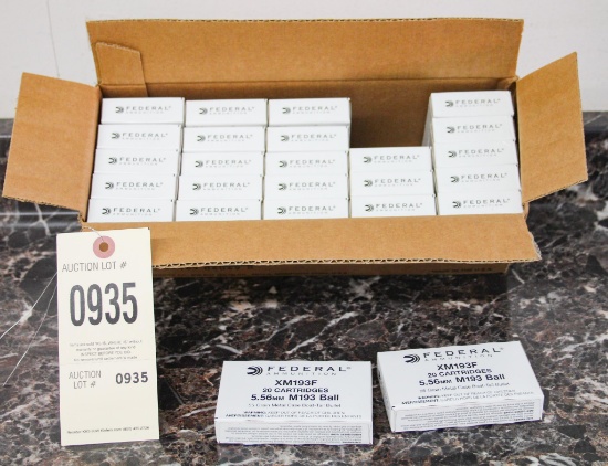 5.56mm Federal Ammo, 500 Rds. Total