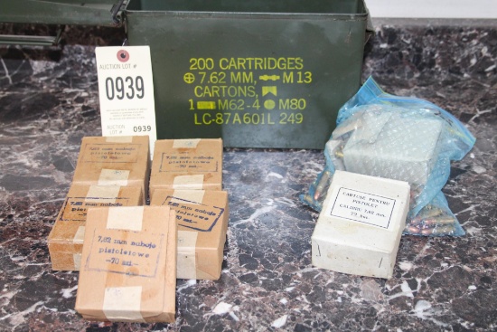 7.62mm Surplus Ammo In Ammo Can - 494 Rds. Total
