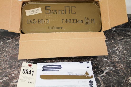 5.45 Russian Surplus Ammo Can 1080 Rds. Total