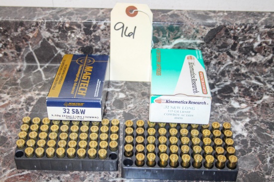 .32 S&W Ammo 2 Boxes - 97 Rds.. Total