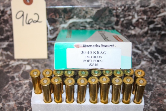 30-40 Krag 1 Partial Box - 19 Rds.. Total