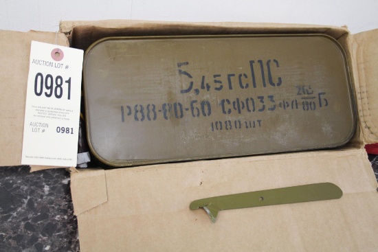 5.45 MM Russian Surplus Ammo in Can 1080 Rds. Total