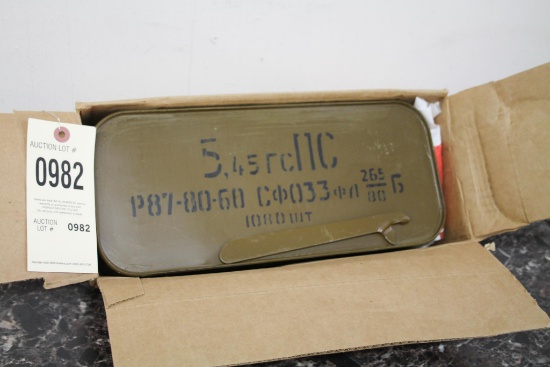 5.45 MM Russian Surplus Ammo in Can 1080 Rds. Total