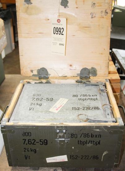 7.62x54 Czech Surplus Ammo in Crate - 800 Rds. Total