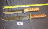 2 - Custome Forged Hunting Knives