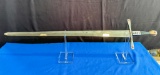 Crusader With Black Leather Wraped Handle 34