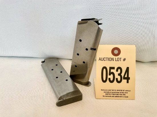 2 Magazines .45 ACP