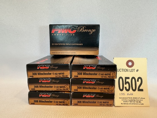 135 Rounds .308 Winchester