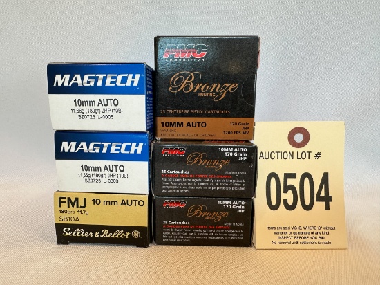 225 Rounds 10MM Auto