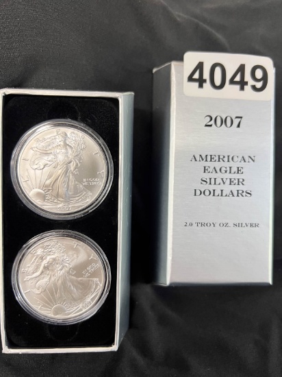 2007 American Eagle Silver Dollars