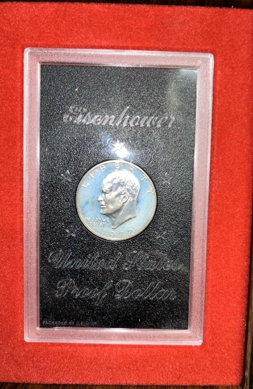 1972 Eisenhower silver dollar