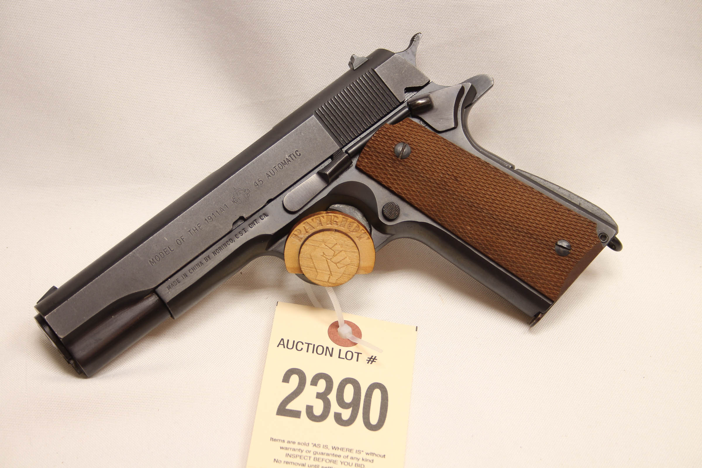 Norinco Model of the 1911 A1 Pistol, .45 ACP | Proxibid