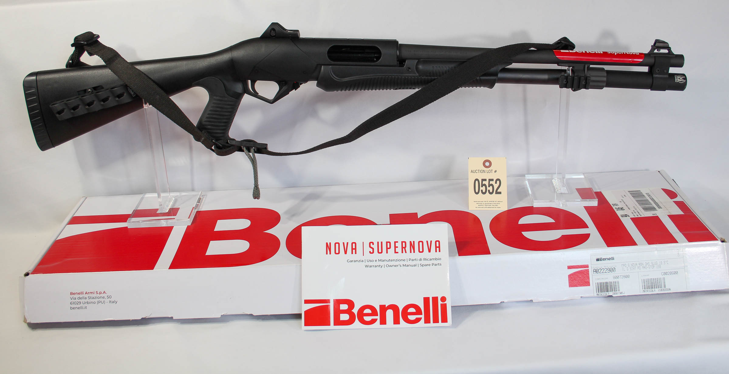 Benelli SuperNova Tactical 12 GA Shotgun | Proxibid