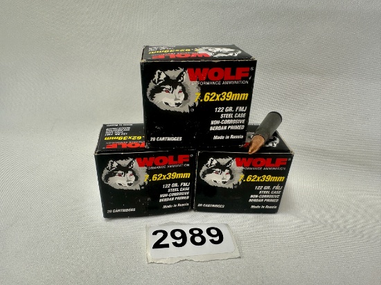 60 Rounds 7.62x39mm Ammunition
