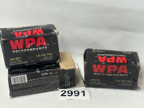 60 Rounds .308 Win Ammunition