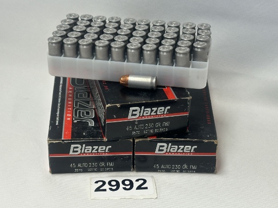 150 Rounds .45 Auto Ammunition