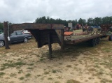 8 X 28 TRI-AXLE GOOSENECK TRAILER - NT