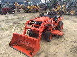 KUBOTA BX2200D W/ WOODS LS72 FRONT LOADER