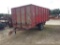 (645)TILT PEANUT TRAILER W/ ROLLERS - NT