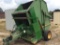 (343)JD 510 ROUND HAY BALER