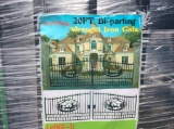 (534)20' WROUGHT IRON ENTRY GATE - DEER