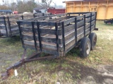 (396)4 1/2 X 10 T.A. WOOD SIDE TRAILER - NT