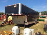 (391)2013 FREEDOM 8 1/2 X 28 T.A. ENCLOSED TRAILER