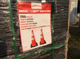(532)APP. 250PCS. OF SAFETY TRAFFIC CONES