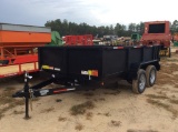 (373)6'10 X 12 T.A. DUMP TRAILER - 7K