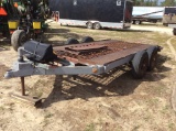 (435)6 X 14 T.A. EQUIPMENT TRAILER W/ WINCH - NT