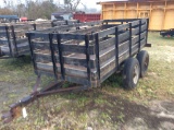 (653)4 1/2 X 10 T.A. WOOD SIDE TRAILER - NT