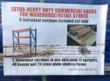 (534)EXTRA HD COMMERCIAL PALLET RACKS