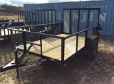 (584)6 X 10 S.A. TRAILER W/ 2' EXP. SIDES