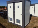 PORTABLE TOILET W/ 2 STALLS