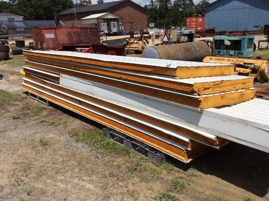 7PCS. OF 45 1/2" X 16' INSULATED PANELS