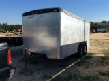 16' T.A. ENCLOSED TRAILER - NT