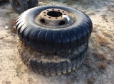 (157)ABSOLUTE - (2)11.00-20 TIRES/RIMS