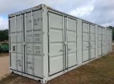 (374)40' HC CONTAINER W/ 4 SIDE DOORS & 1 END DOOR