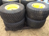 (114)ABSOLUTE - (4)26X12.00-12 NHS TIRES/RIMS