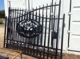 (373)20' WROUGHT IRON ENTRY GATE