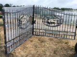 (415)ABSOLUTE - 20' WROUGHT IRON ENTRY GATE