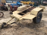 (122)ABSOLUTE - ARMY 1 TON GENERATOR TRAILER