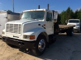 (65)1999 IH 4700 W/ 24' FLATBED TRUCK