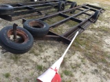 TRAILER FRAME W/ 2 SPARE TIRES - NT