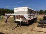 (486)HARRELL 20' LIVESTOCK TRAILER  - NT