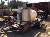 (787)STEAM GENIE POWER WASHER ON TRAILER