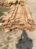 (520)1/4 TO 1/10 - 8' TO 10' PECAN BOARDS - 510FT.