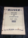 OLIVER SUPER 66 & 660 PARTS BOOK