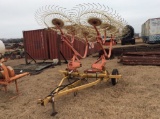 DURABUILT RAKE CADDY 8 WHEEL HAY RAKE